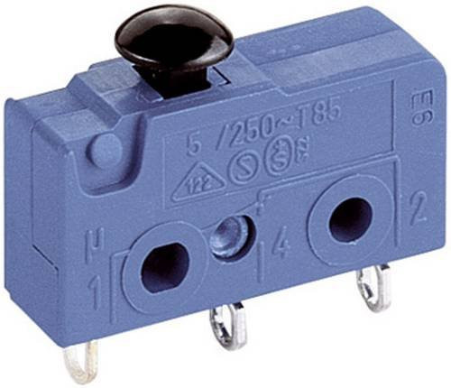 Marquardt Mikroschalter 1050.0202 Blau, 250 V/AC, 5A, 1 x Ein/(Ein) tastend - Bild 1