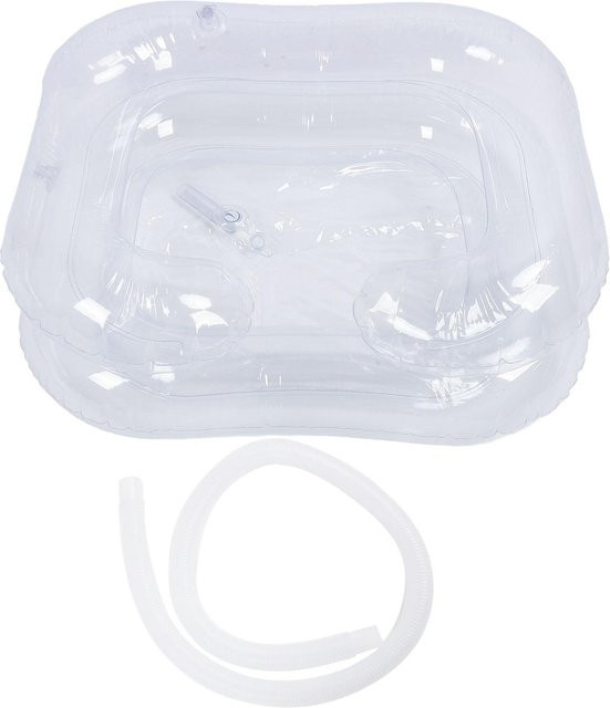 Neoglint Tragbares Shampoo-Becken, Faltbar, Transparent, Unisex - Bild 1