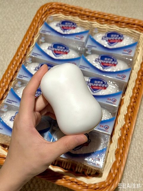 ASMR Knackiger Baustein Squishy Spielzeug, white - Bild 1