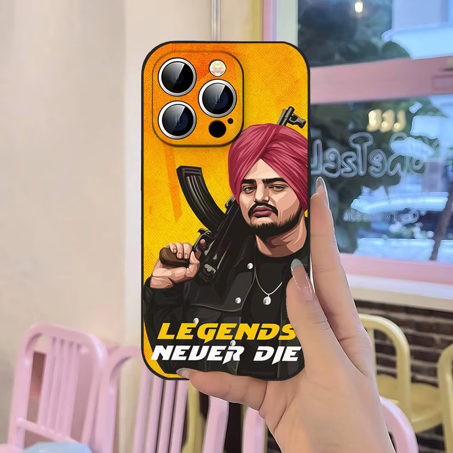 Sidhu Moose Wala Handyhülle aus Silikon für iPhone Modelle in Multicolour - Bild 3