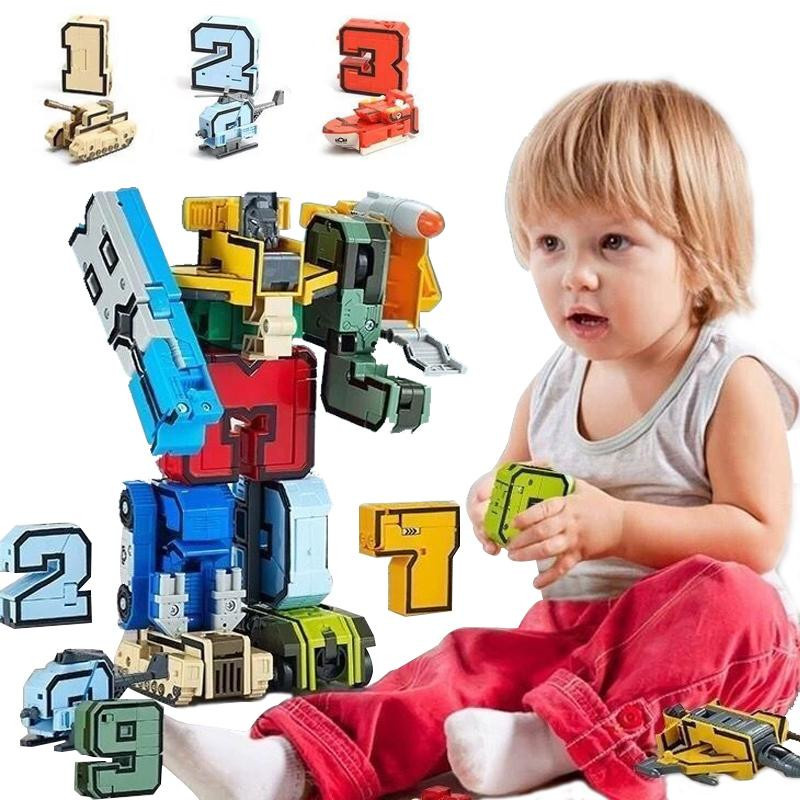 Yiran toy Roboter Transformation Actionfigur Auto Lernfokus ab 3-6 Jahre - Bild 4