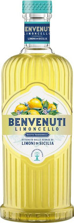 Benvenuti Limoncello Likör, Italien, 28% vol, 0,7 l