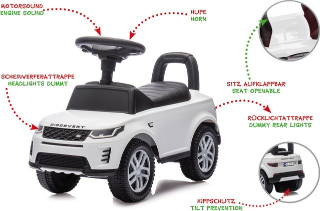 JAMARA Land Rover Discovery Rutscher 2in1 weiß - Bild 1