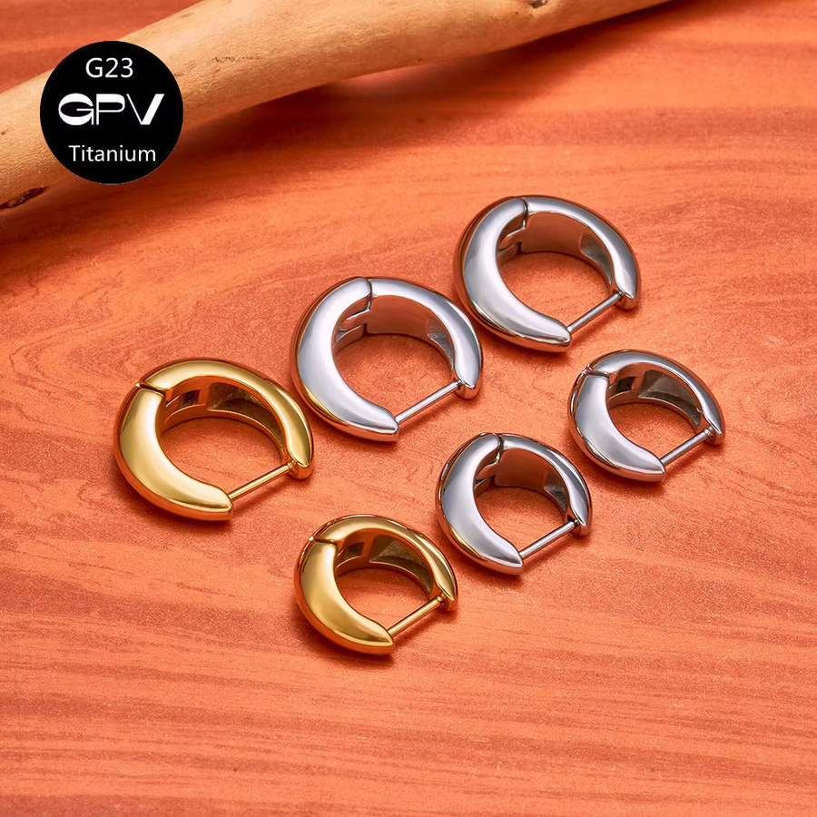 Ohrringe Titan, 14K Gold, Damen - Bild 2