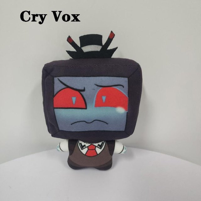 Yiran toy Hazbin Hotel Vox Lucifer Und Alastor Plüschtiere Schlüsselanhänger, Plüsch / Textil, ab 18 Jahre - Bild 1