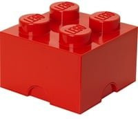 LEGO Storage Brick Aufbewahrungsbox rot, stapelbar - Bild 1