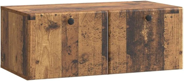 vidaXL Wandmontierter TV-Schrank aus Altholz in Braun, B/T/H: 78,5 x 41 x 30 cm - Bild 1