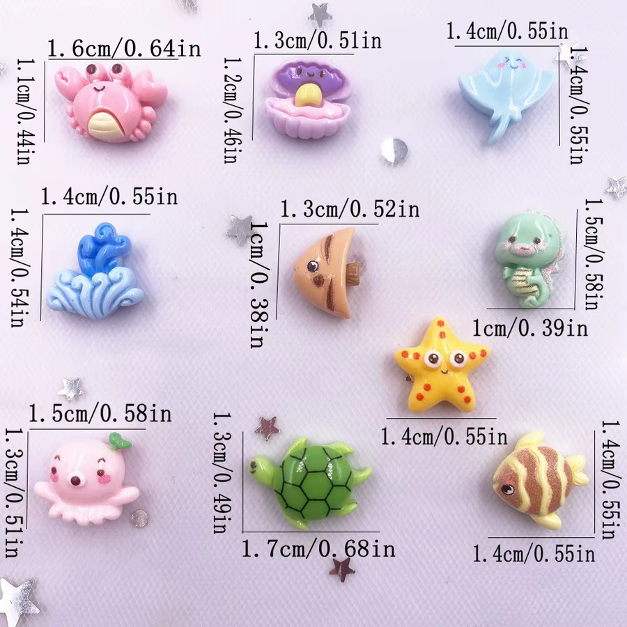Diy Super Paradise Marine Organismus Figuren, 30-teiliges Set, multicolour - Bild 1