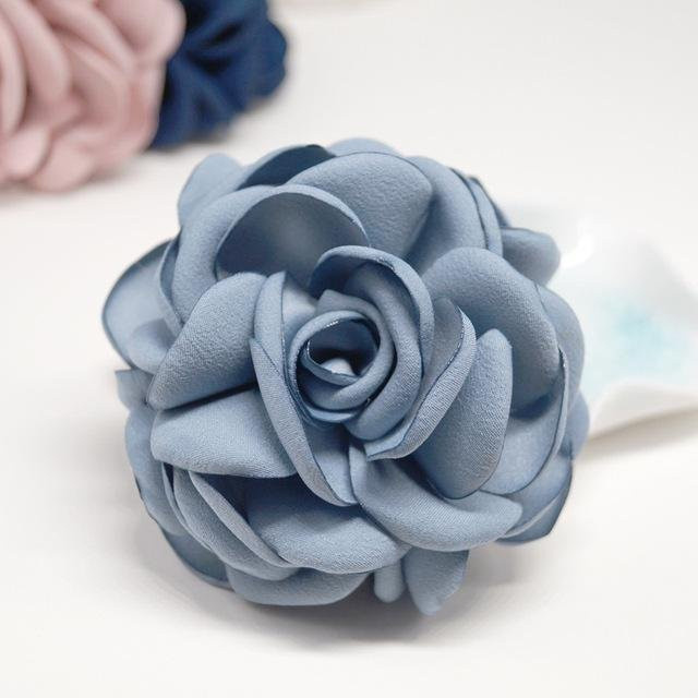 I-Remiel Stoffblumenbrosche, Stoff, gray, Damen - Bild 1