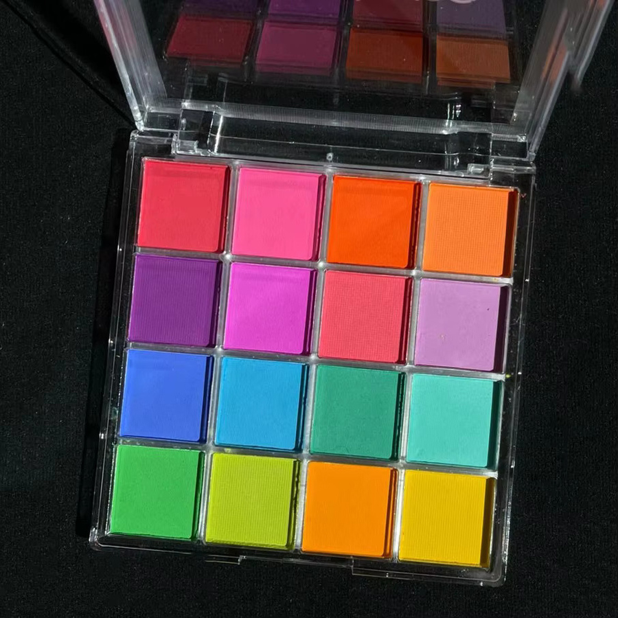 MingLee Nail Art Rubbing Powder Palette, 16 Farben, Matt - Bild 4