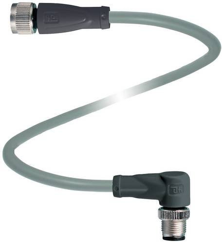 Pepperl+Fuchs Sensor-Aktor-Steckverbinder 240790-100002, konfektioniert, grau, 4 Polzahl, Kabellänge: 1,2 m - Bild 1