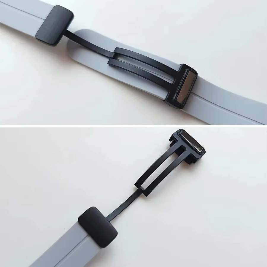 Silikonarmband für Google Pixel Watch 3 41 mm, magnetische Faltschließe - Bild 2