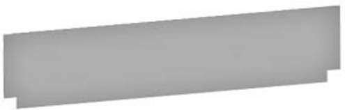 Siemens Trennwand aus Kunststoff in Grau, Breite: 25,0 cm - Bild 1