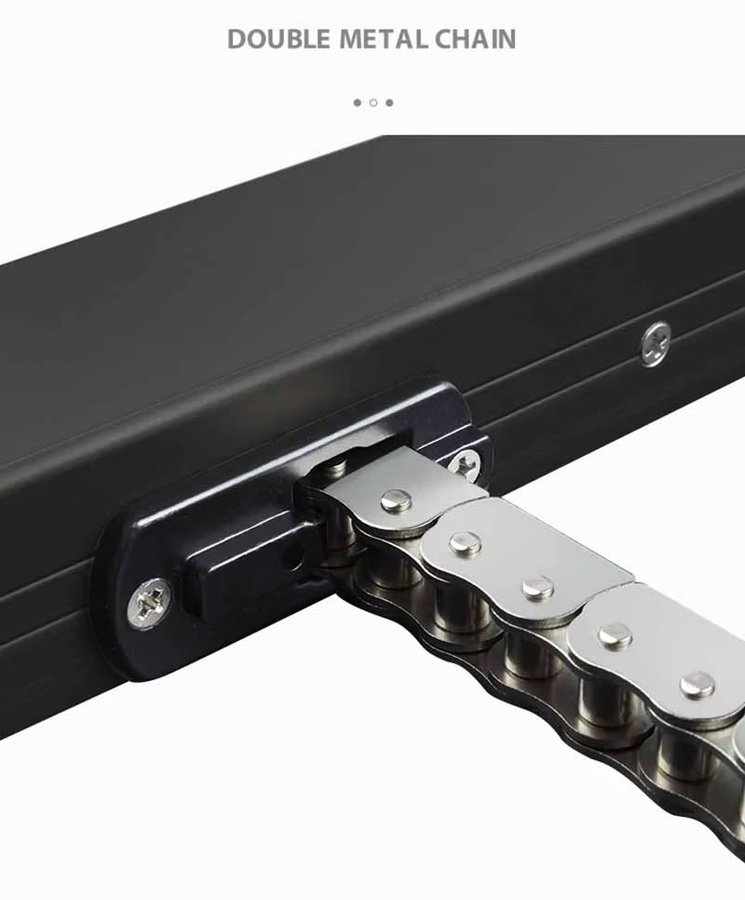 VSEUMET Smart Kettenfensteröffner aus Aluminium in Schwarz, 500 mm Aluminium-Fenstermotor für Oberlicht und DIY Smart Home - Bild 3