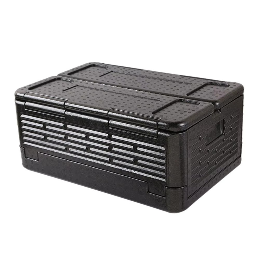 ATUOTIN Thermische Warmhaltebox in Schwarz, faltbare Lebensmitteltransportbox für Catering und Outdoor, B/T/H: 40,0 x 25,0 cm - Bild 3