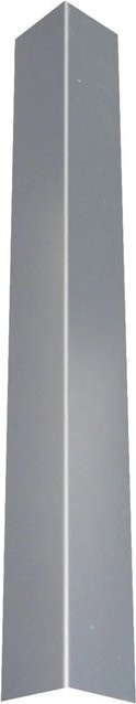 Schlögel Alu-Kantwinkel Weißaluminium RAL 9006, L-Profil 90 Grad, B/T: 70 x 70 mm, Länge: 2000 mm, Stärke: 1 mm - Bild 1
