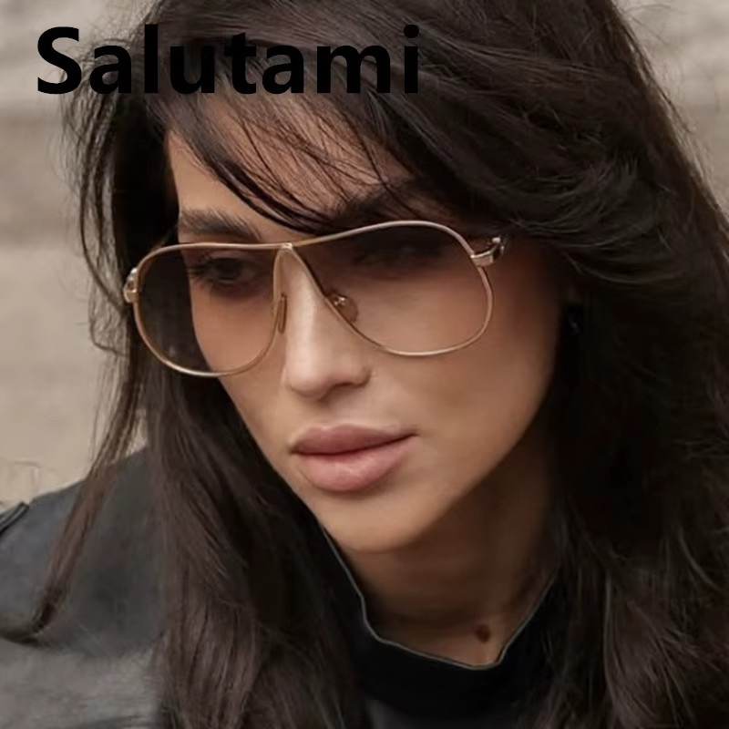 Salutami Sonnenbrille, quadratisch, Vollrand, Metall, Damen - Bild 2