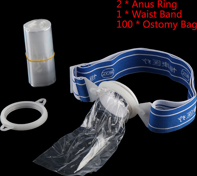 Parque1 Set Kolostomiebeutel, Stomegürtel, Entleerbare Urostomiebeutel, Ileostomiebeutel, Unisex - Bild 1