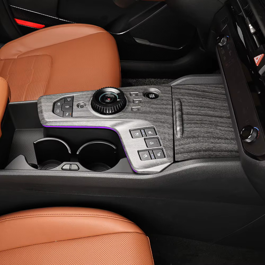TYWZ Tuning Center Knob Panel Konsole Rahmen Abdeckung für Kia Sportage NQ5 2026 in Grau - Bild 4