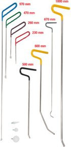 KS Tools Ausbeuleisen-Satz aus Stahl, 11-teilig, multicolour - Bild 1