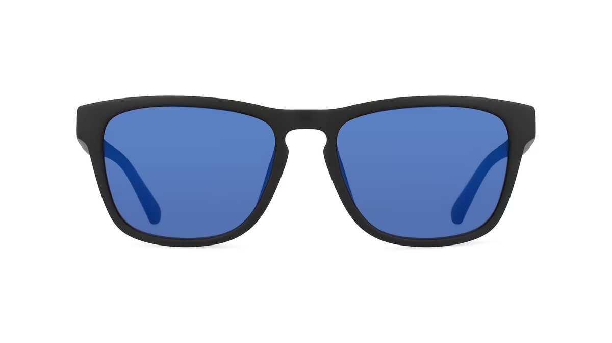 Calvin Klein CKJ21623S Sonnenbrille, Vollrand, quadratisch, Kunststoff, Unisex, schwarz - Bild 1