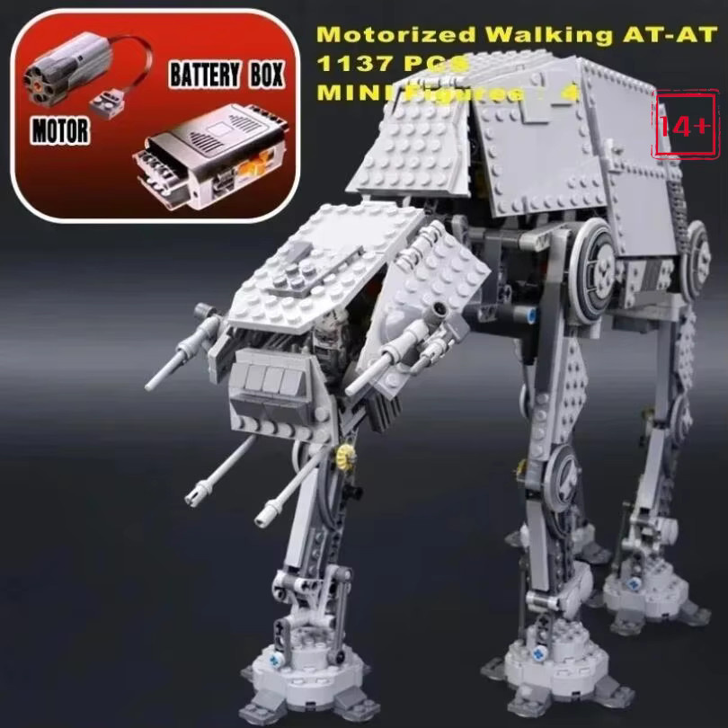 Hot Toys Star Wars Hoth Schlacht AT-AT Snowtrooper Armee Angriffs-Motorisierter Walker, Modellbausteine, 1267 Teile, ab 14 Jahre - Bild 3