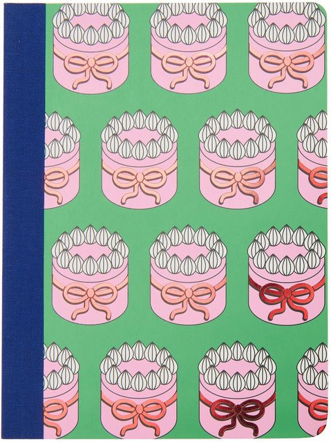 Rico Design x Redfries Notizbuch Torten, Rosa und Multicolour, 80 Blatt, gepunktet - Bild 1