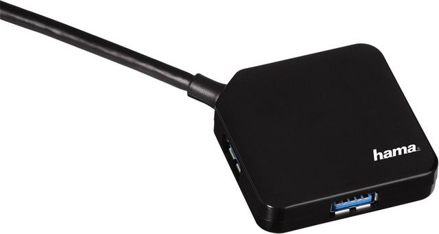 Hama USB 3.0 Hub 1:4 Schwarz bus-powered - Bild 1