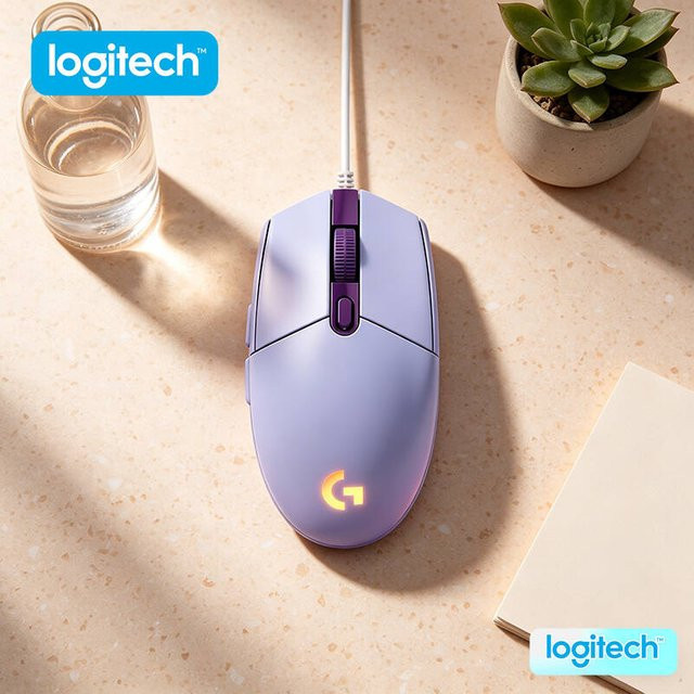 Logitech Gaming-Maus G102/G203/G402 in Schwarz mit RGB-Hintergrundbeleuchtung und einstellbaren 200-8000 DPI für PC und Laptop - Bild 1