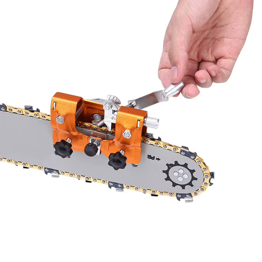 Vibratite Elektrischer Kettensägen-Schleifer in Silber für dicke und dünne Ketten - Bild 3