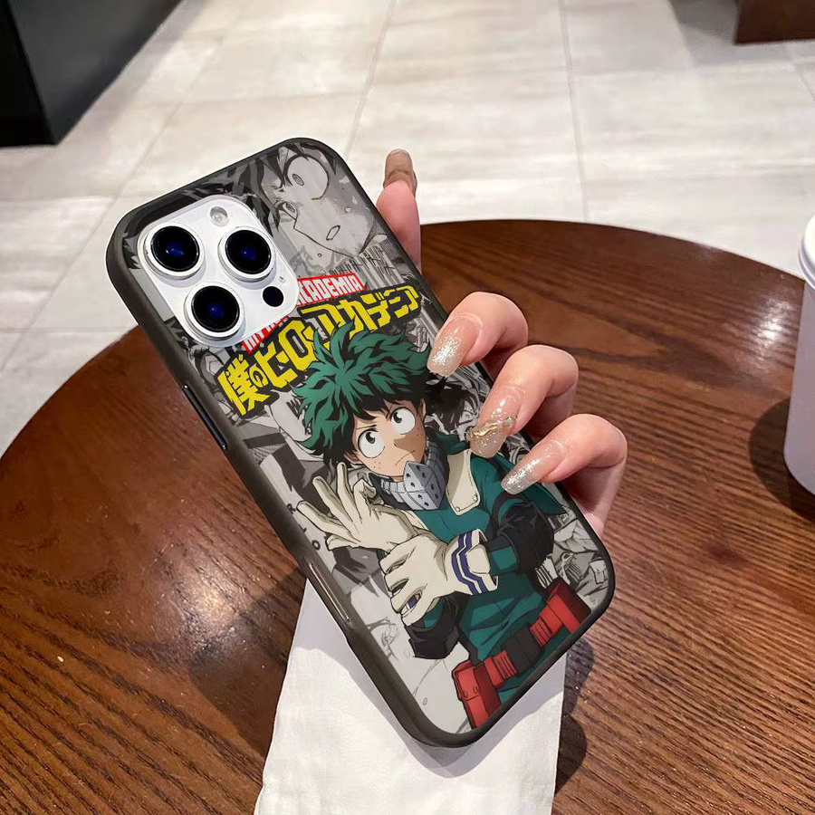 Transparente Handyhülle mit Anime My Hero Academia Motiv für Apple iPhone 11 12 13 14 15 16 17 Pro Max Plus in Multicolour - Bild 4