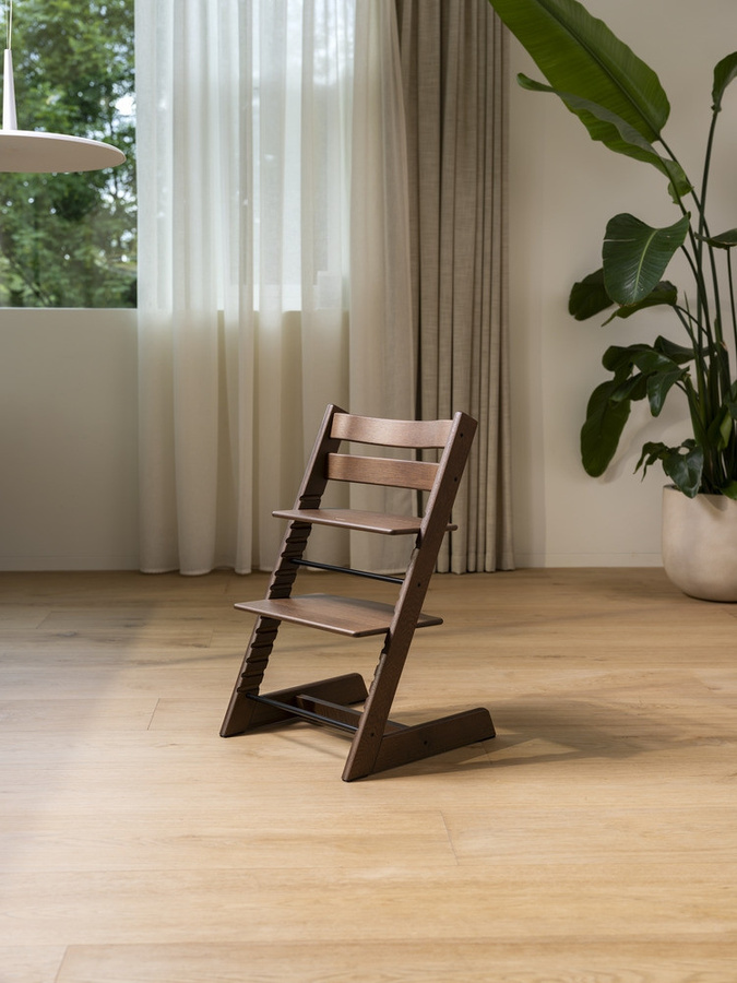 Stokke Tripp Trapp Treppenhochstuhl aus Eiche in Braun inkl. Baby Set - Bild 5