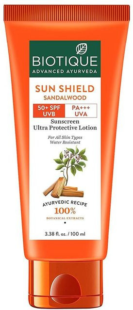 Biotique Bio Sandelholz Sonnenlotion LSF 50+, 100 ml, Gesicht & Körper - Bild 1