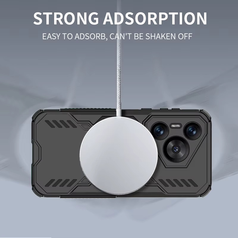 Magnetische Stoßfeste Schutzhülle für Huawei Puro 70, Nova 12, Nova 13 und Nova 14 Pro Ultra in Schwarz oder Blau - Bild 5