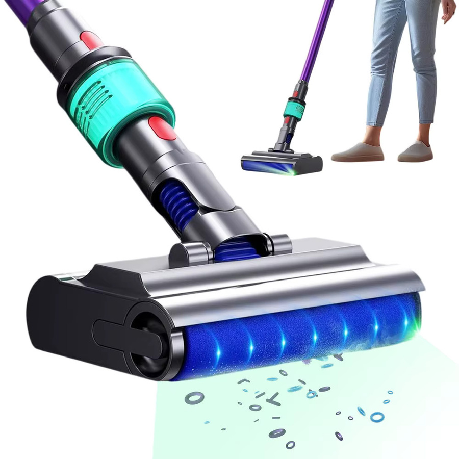 Dyson Nass-Trocken-Wischbürste 2-in-1 Multiflächen-Schrubber für Hartböden und Teppiche in Multicolour - Bild 2