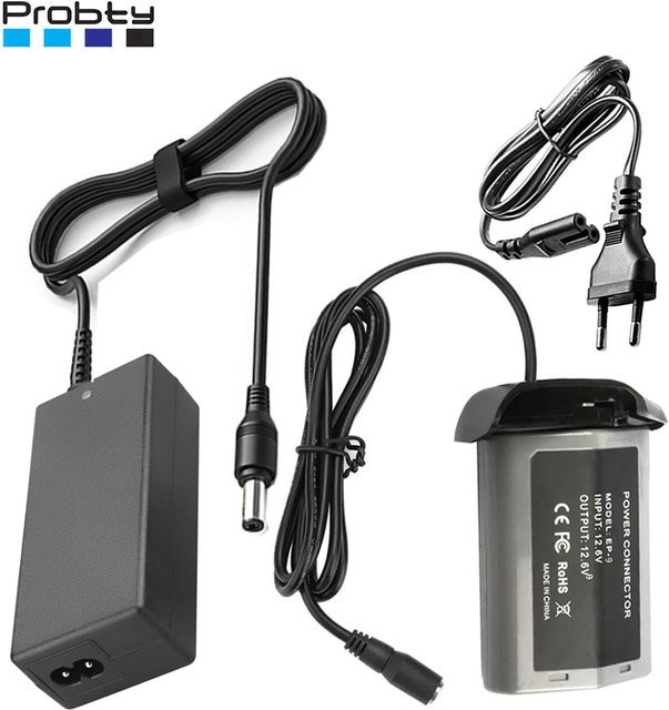 EN-EL18D Dummy-Batterie AC-Netzteil EP-9 DC-Koppler für Nikon Z9 D5 D4 D4S in Schwarz - Bild 1