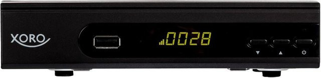 Xoro Receiver HRS 8659 V2 in Schwarz mit DVB-S/S2, HDMI, USB und Ethernet/LAN - Bild 1