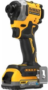 DEWALT 18V XR Akku-Schlagschrauber DCF850E2T-QW mit bürstenlosem Motor, 1/4 Zoll Aufnahme, max. 206 Nm, inklusive 2x Powerstack Akkus (18V, 1,7 Ah), Farbe Gelb - Bild 1