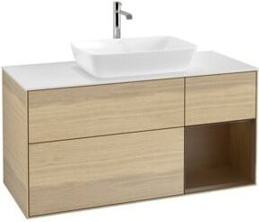 V&B Waschtischunterschrank Finion in Weiß, Breite: 120 cm, Tiefe: 50,1 cm, Höhe: 50,1 cm - Bild 1