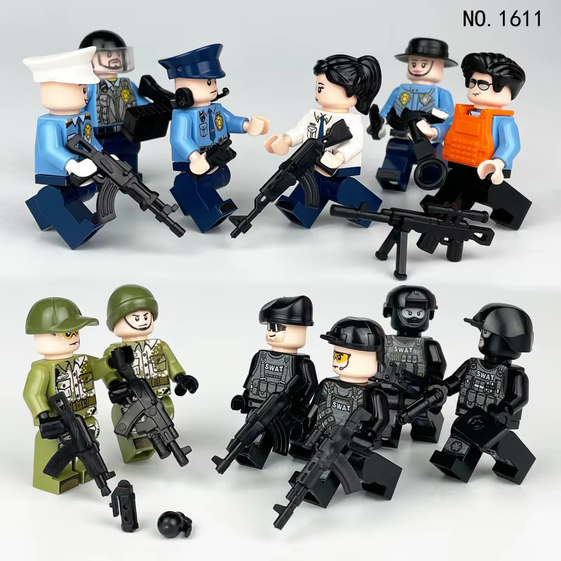 Meigao City Police Doll 1611 Kinder-Bausteine, Polizei - Bild 2