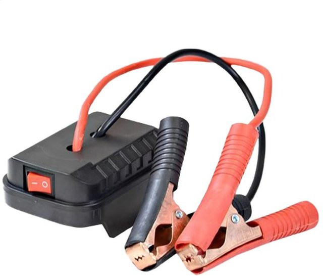 Tragbarer Kfz-Booster Makita Lithium-Ionen-Starthilfe mit USB-A und USB-C Schnellladefunktion in Schwarz - Bild 1