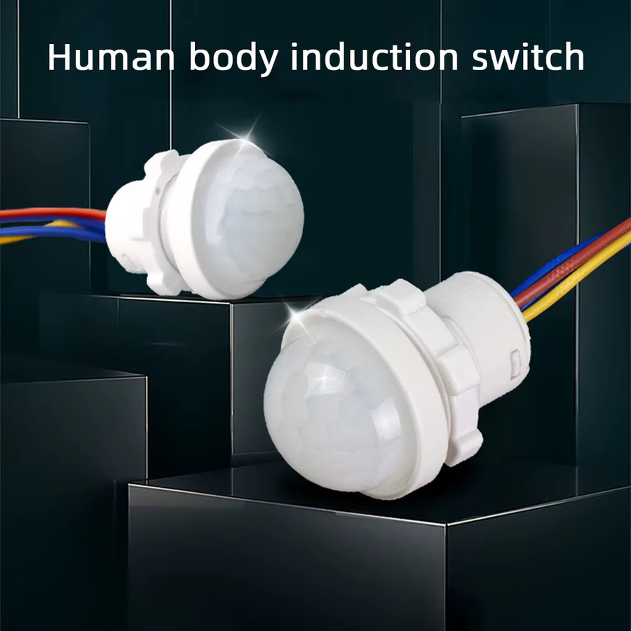 Szaoju PIR Infrarot-Bewegungssensor als intelligenter LED-Lichtschalter in Weiß mit doppelt einstellbarer Verzögerung - Bild 2