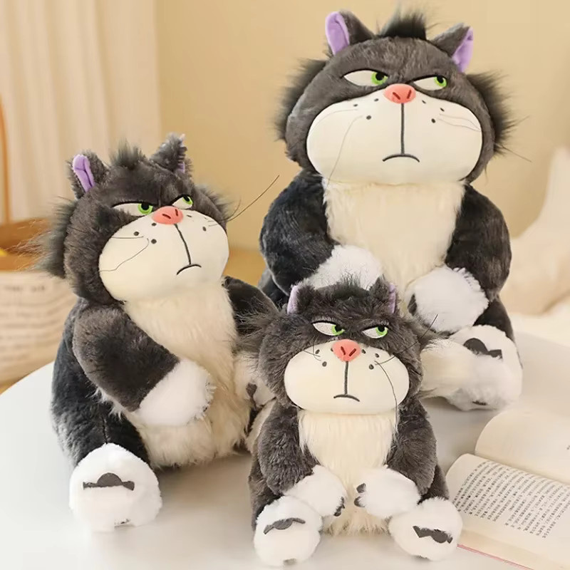 Potdemiel Lucifer Die Katze Plüschpuppe, Kuschelkissen, 25cm, Schwarz - Bild 4
