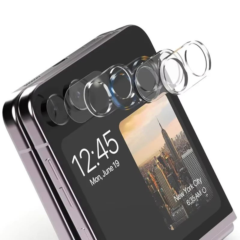 HD Kamera Schutzfilm aus gehärtetem Glas für Samsung Galaxy Z Flip 7 6 5 4 Objektiv Transparent Anti-Scratch Rückseitenkappe - Bild 2