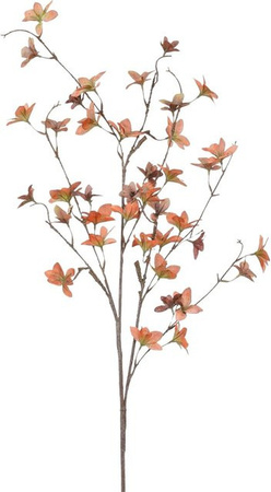 Mica Decorations Enkianthus künstliche Pflanze in Braun und Orange, Höhe: 125 cm