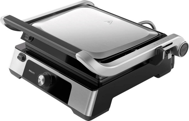 Philips 5000 Series HD6301/90 Kontaktgrill in Silber mit herausnehmbaren Platten und spülmaschinenfesten Teilen - Bild 1