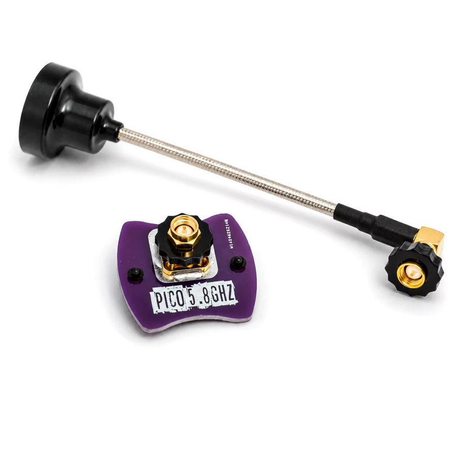 MenaceRC FPV-Antennenpaket 5,8 GHz mit RHCP Pico Patch und Periscope Omni sowie SMA-Fingerspinnern für Fatshark-Brillen - Bild 2