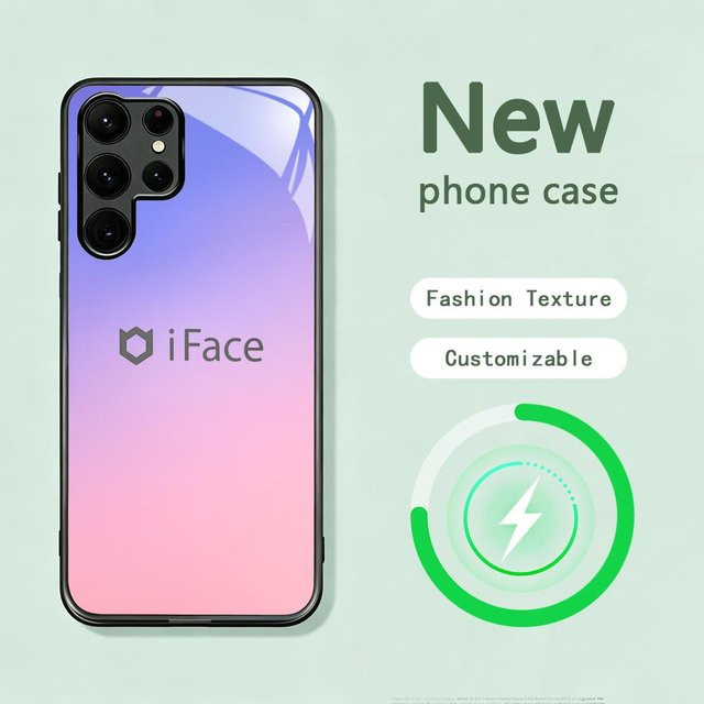 Hamee i-iFaces Logo-Design Handyhülle mit Glas und Magnetfunktion für Samsung Galaxy S26 S25 S24 S23 S22 S21 S20 Plus Ultra Note20 in Schwarz und Multicolour - Bild 1