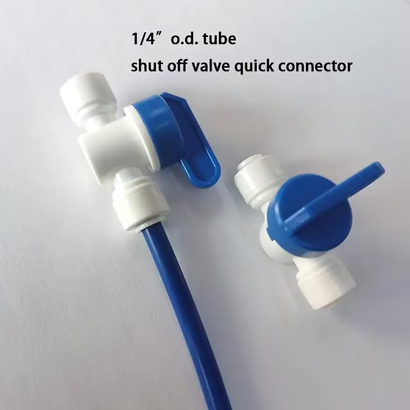 ATWFS RO-Wasserschlauch in Blau mit 10 Stück 1/4 Zoll Schnellverbindern, 10 Meter Länge für RO-Wasserreiniger-Systeme - Bild 3