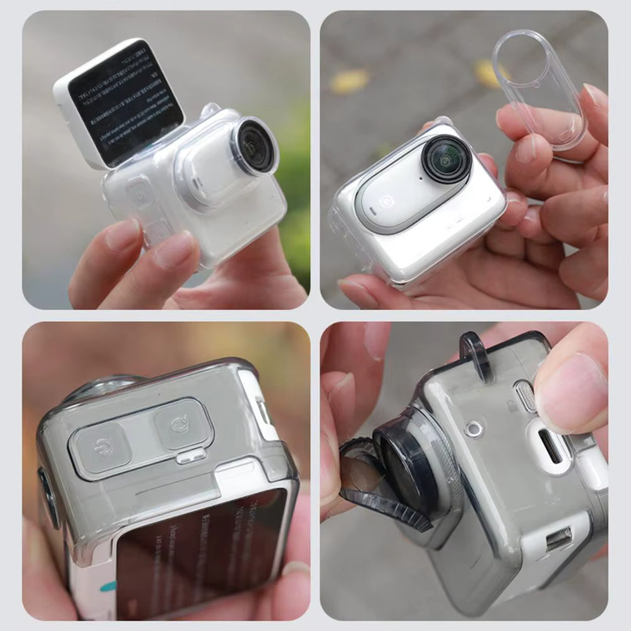 Insta360 GO3S Silikon Schutzhülle Transparente Stoßfeste Abdeckung für Deine Kamera - Bild 3